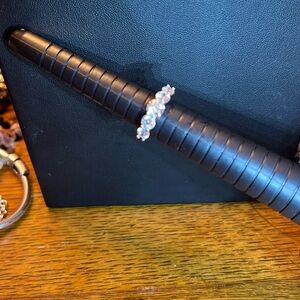 925 sterling silver and Cubic Zirconia 5 stone ring